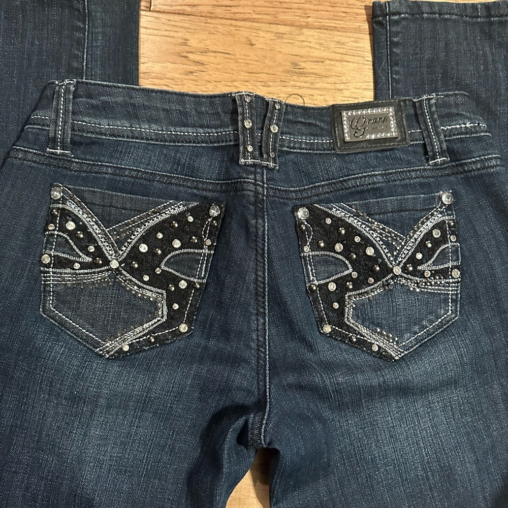 Lace Skinny Jeans